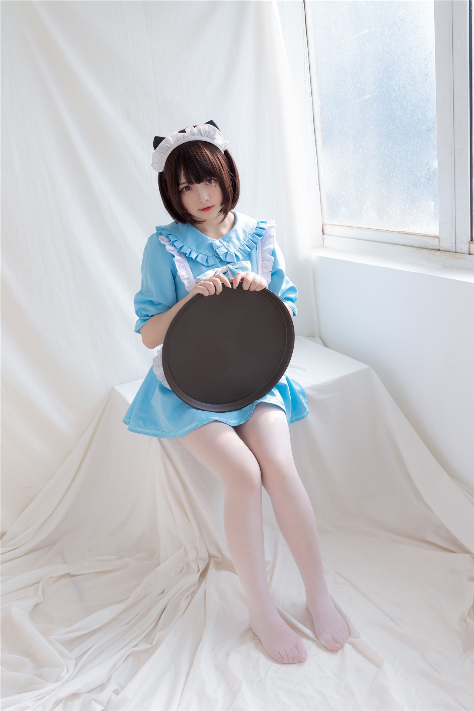 Guchuan No.060 blue kitten maid(35)